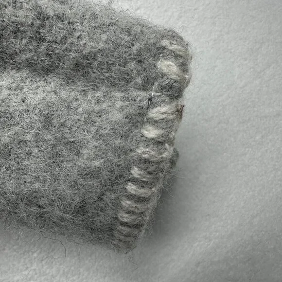 Lillunn of Norway Womens 100% Wool Sten Jacket Coat Size XXS Oversized Gray - Picture 5 of 13